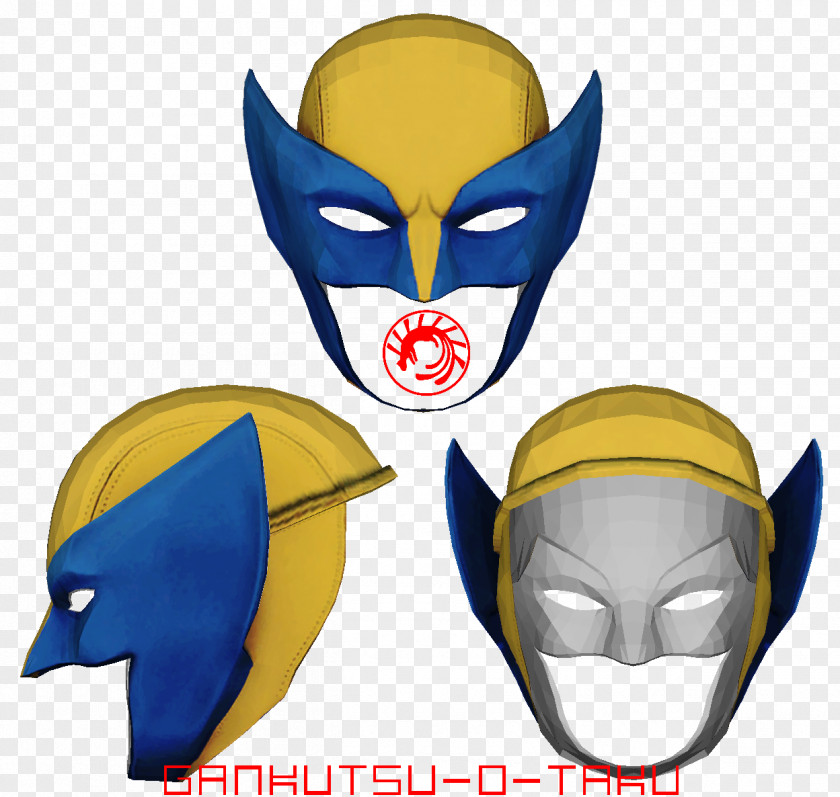Wolverine X-23 Mask Headgear Paper Model PNG