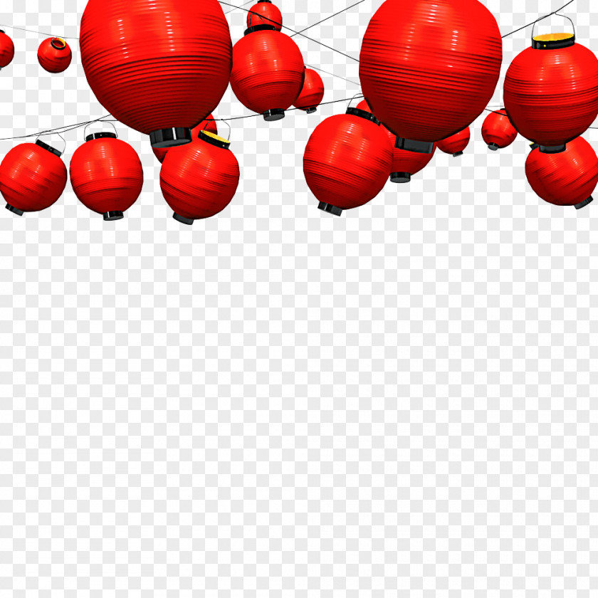 Red Balloon Lantern PNG