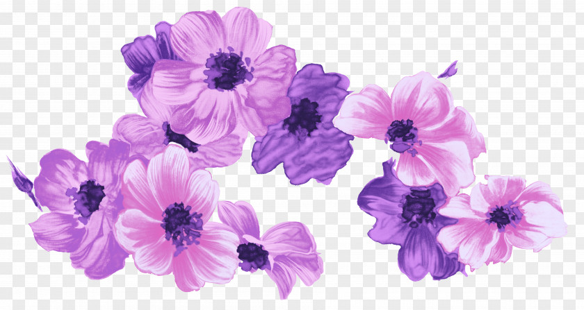 Purple Flower PNG flower clipart PNG