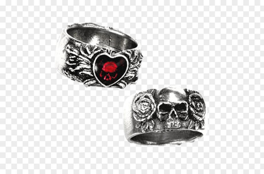 Ring Jewellery Steampunk Silver Broken Heart PNG