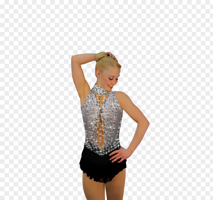 Turquoise Sequin Dresses Bodysuits & Unitards Ice Skating Figure Dress Clothing PNG