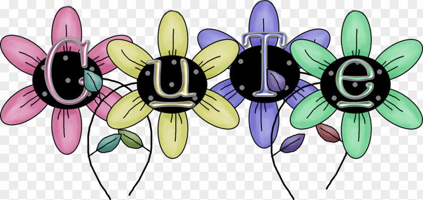 Digital Art Word Flower Pollinator Insect Plant PNG