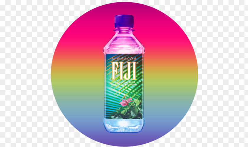 Miami Vice Water Bottles Fiji Aesthetics Mineral PNG