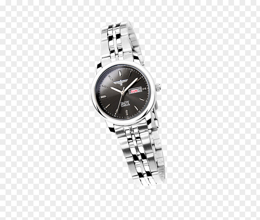 Watch Silver Strap PNG