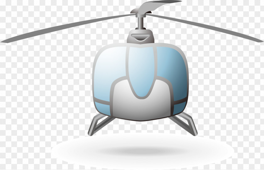 Blue Cartoon Helicopter Airplane Icon PNG