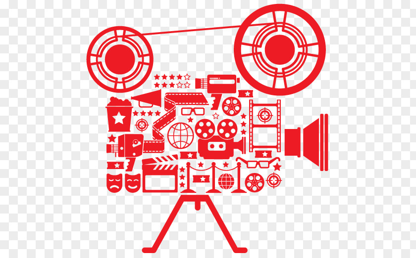 Cinematography Film Wall Decal PNG