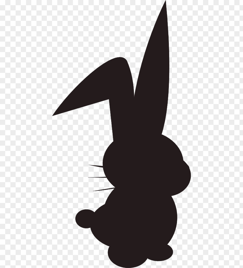 Easter Bunny Rabbit Silhouette Clip Art PNG