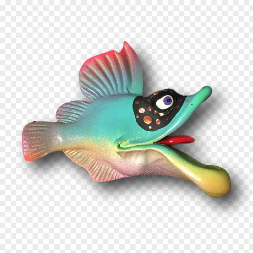 Hand Painted Lips Plastic Fish PNG
