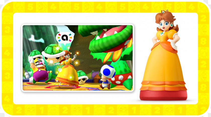 Mario Party Star Rush Party: The Top 100 8 & Yoshi PNG