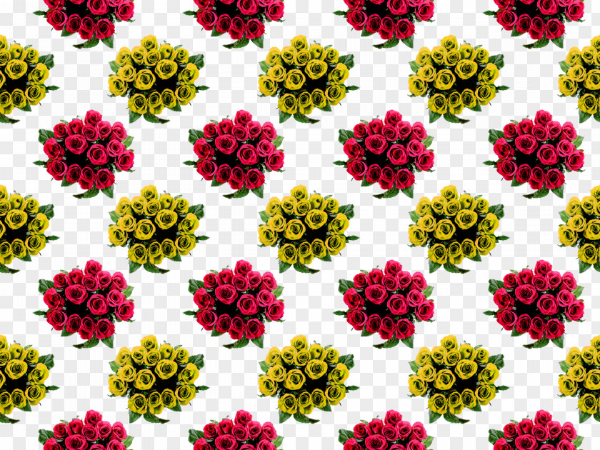 Free Rose Pattern Inkscape Clip Art PNG