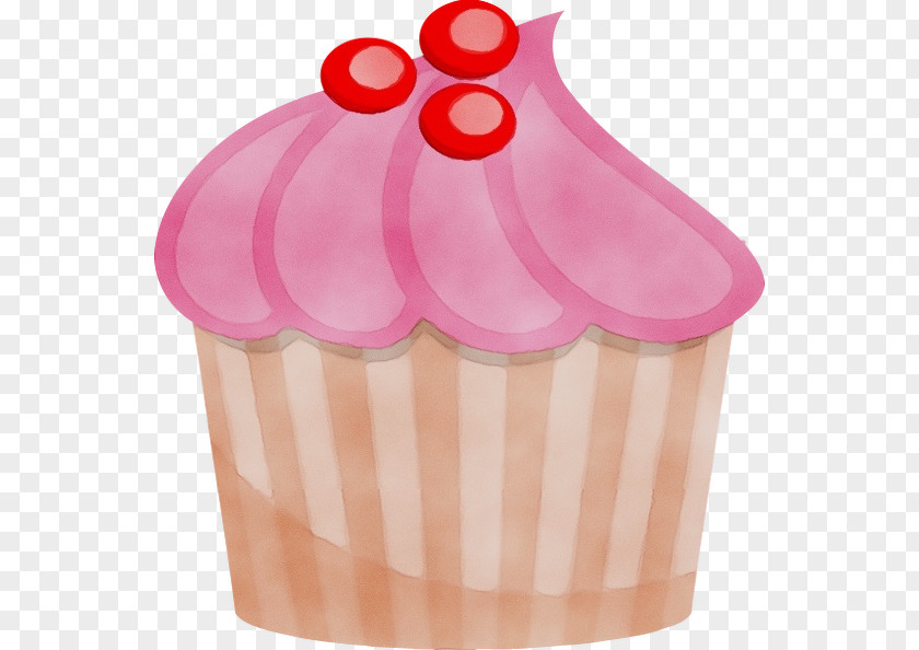 Pink Cupcake Baking Cup Cake Icing PNG
