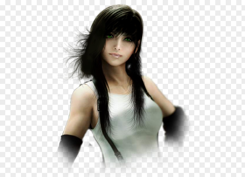 Tifa Dissidia Final Fantasy NT Lockhart Black Hair PNG