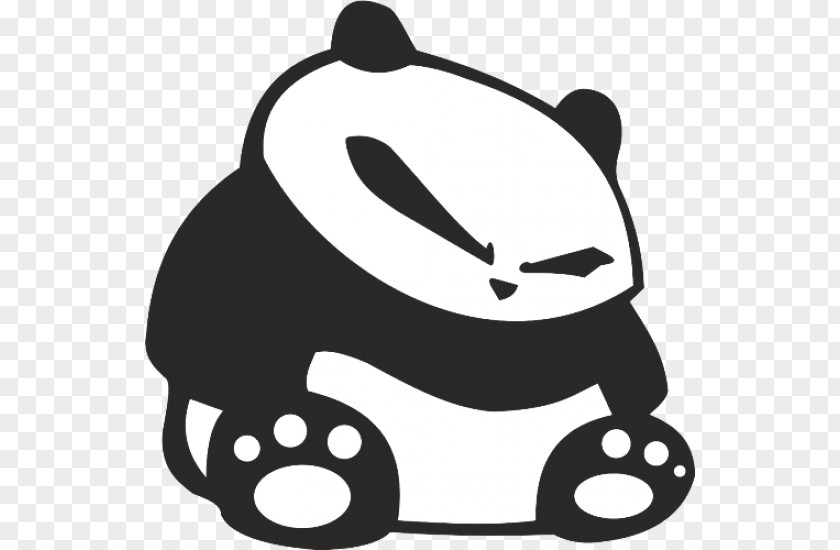 Car Giant Panda Decal Sticker Japanese Domestic Market PNG