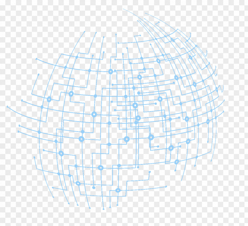 Creative Line Globe Sky Angle Diagram PNG