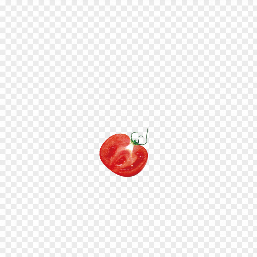 Cut Tomatoes Red Fruit Tomato Heart Pattern PNG