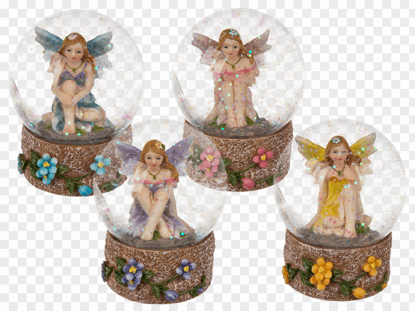 Elf Polyresin Fairy Crystal Ball Snow Globes PNG