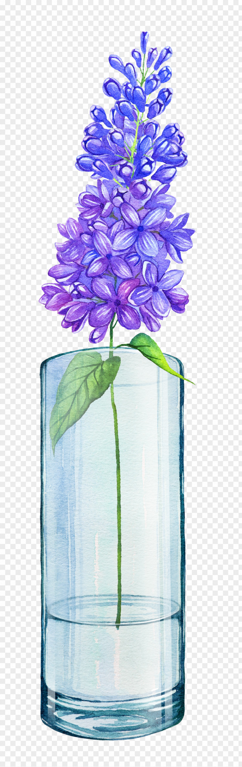 Painted Vase Watercolor Painting PNG