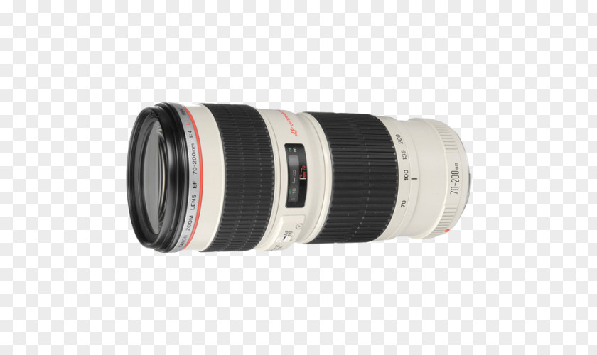 Camera Lens Canon EF Mount EF-S 70–200mm 70-200 Mm F/4.0L USM PNG