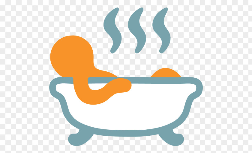 Emoji Bathtub Bathing Clip Art PNG
