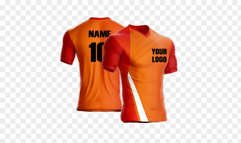 Orange Tshirt Design Printed T-shirt Jersey Clothing PNG