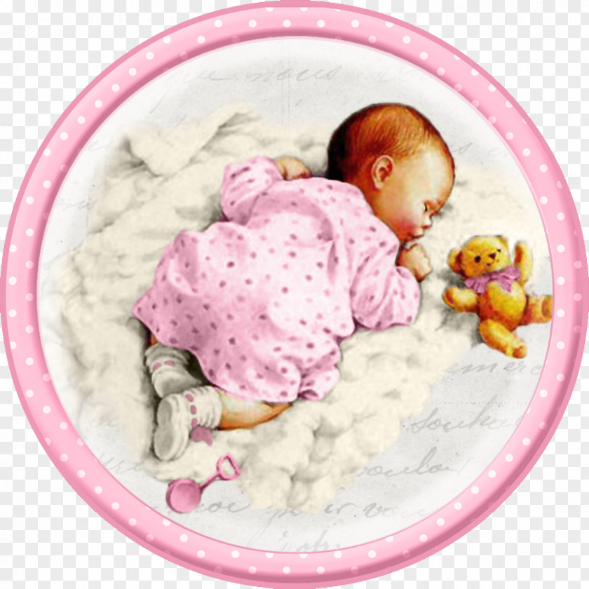 Watercolor Cute Infant Child Baby Shower PNG
