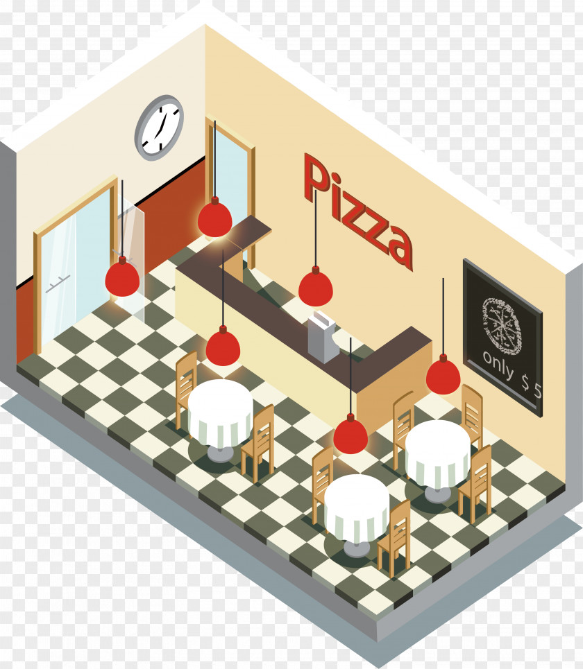 Pizza House Interior Design Pizzaria Restaurant Services PNG