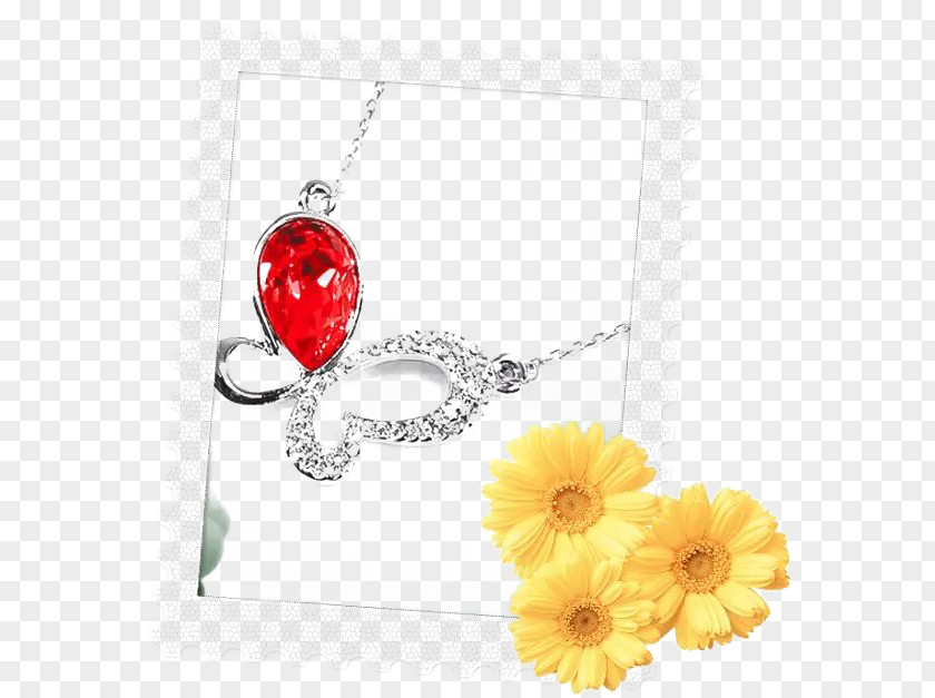A Ruby ​​necklace Videos Locket PNG