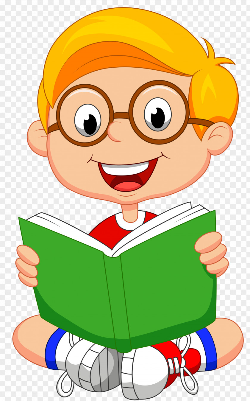 Boy Book Royalty-free Reading PNG