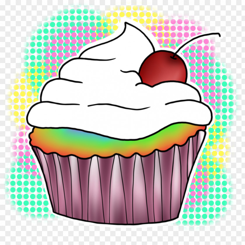 Cake Cupcake Clip Art Rainbow Cookie PNG