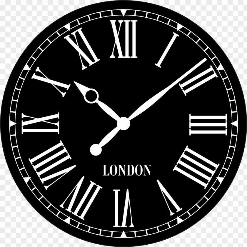 London Time Digital Clock Face P0gman PNG
