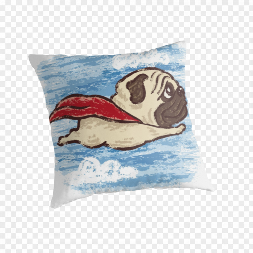 Pillow Pug Puppy Bulldog Dog Breed PNG
