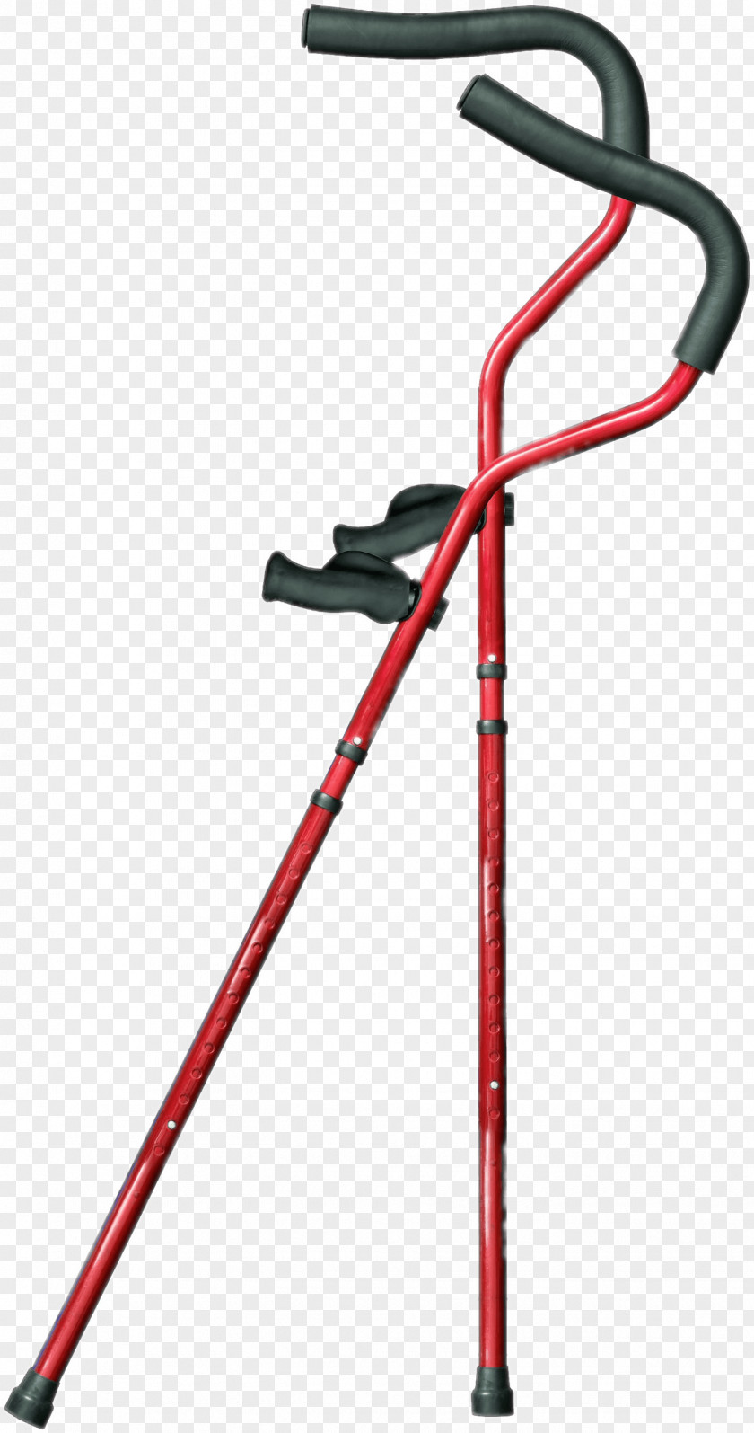 Ski Equipment Pole Crutch PNG