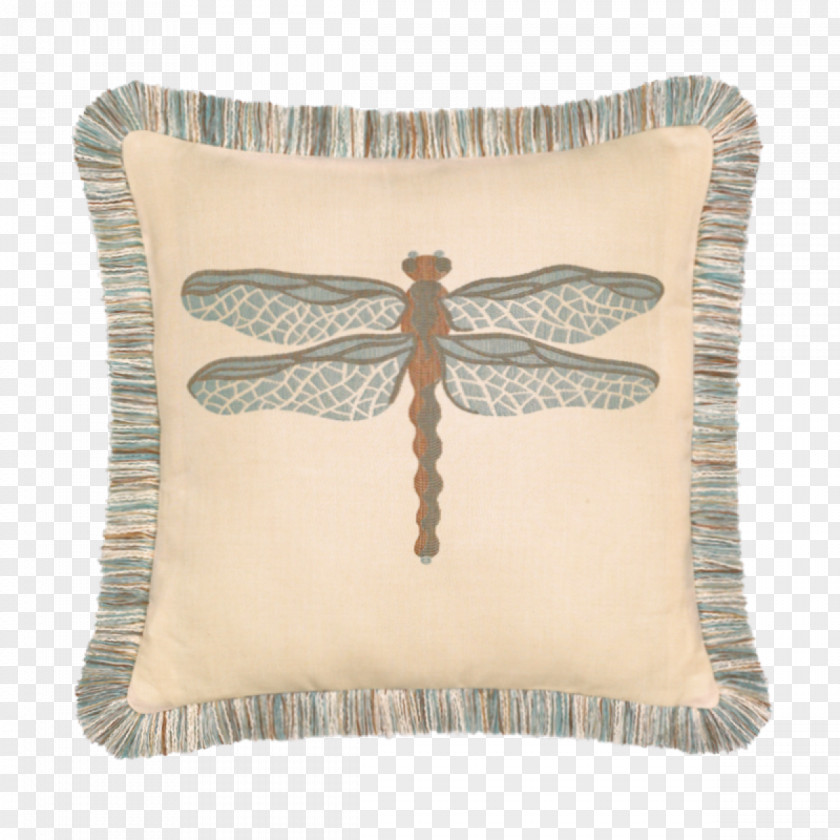 Dragonfly Throw Pillows Cushion Textile Garden Furniture PNG