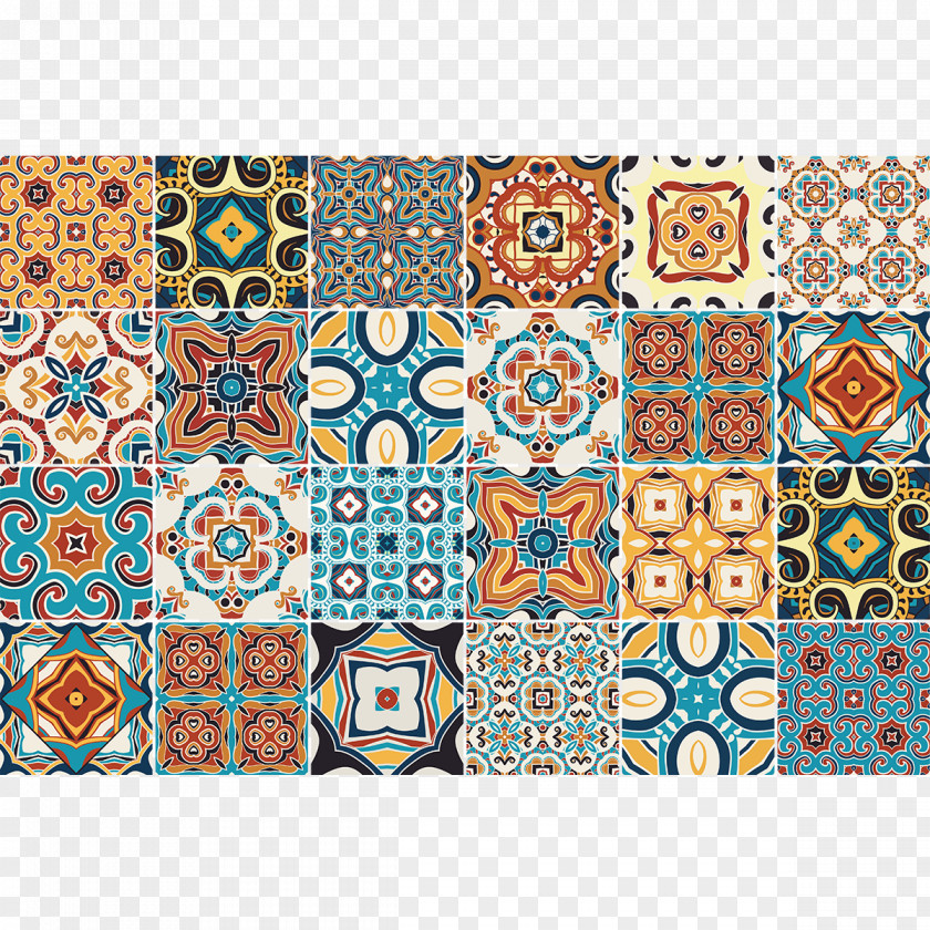 Azulejo Illustration Vector Graphics Tile Image PNG