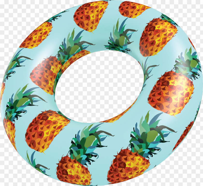 Pineapple Tropical Fruit Slice Swim Ring PNG