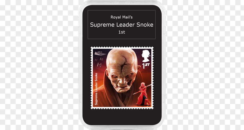 Supreme Leader Snoke Chewbacca Star Wars Postage Stamps Smartphone PNG