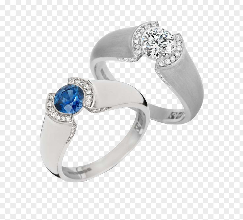 Product Kind Sapphire And Diamond Ring Engagement PNG