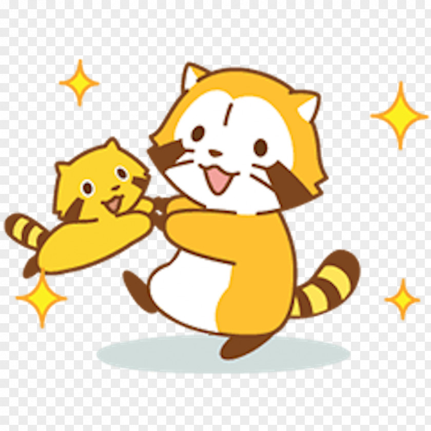 Tuzki Stickers Hello Kitty Sanrio Raccoon Character Kavaii PNG