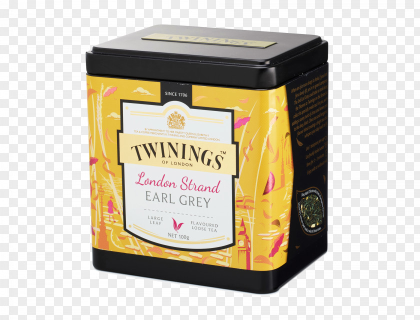Earl Grey Tea Twinings Strand Black PNG
