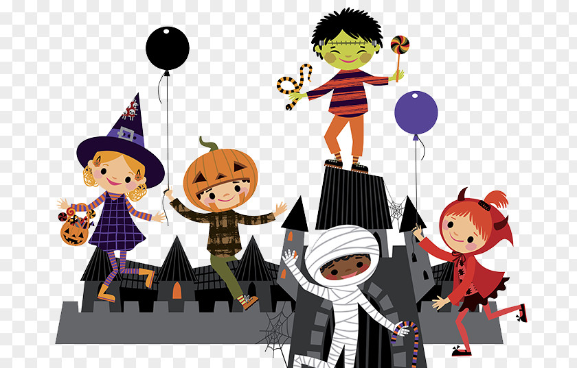 Halloween Illustration Costume Child PNG