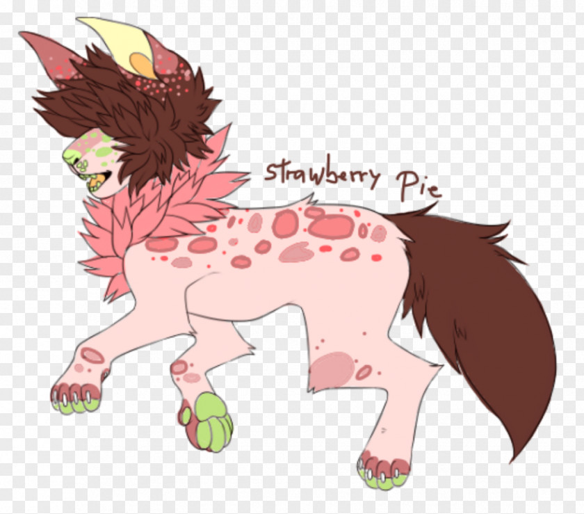 Mustang Pony Strawberry Pie Pack Animal PNG