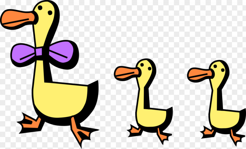 Yellow Water Bird Duck Beak Ducks, Geese And Swans Cartoon PNG