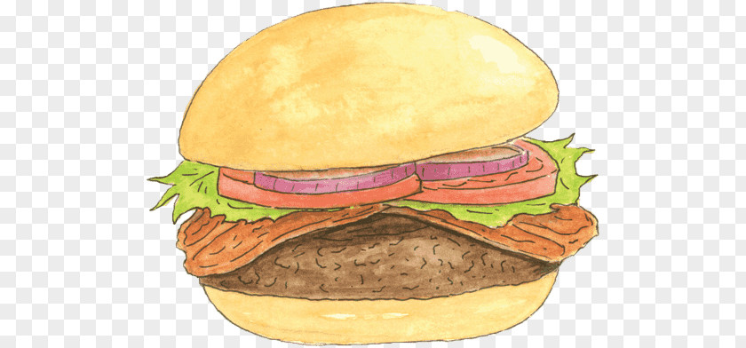 Bacon Cheeseburger Veggie Burger Hamburger Breakfast Sandwich PNG