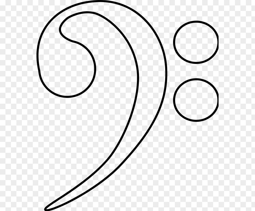 Bass Clef Black And White Treble Clip Art PNG