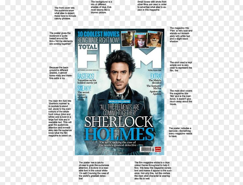 Magazine Cover Sherlock Holmes Poster 0 PNG