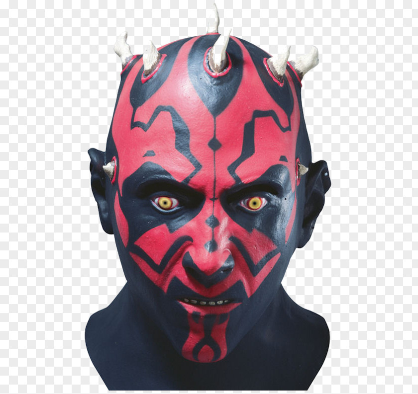 Mask Darth Maul Anakin Skywalker Costume Star Wars PNG