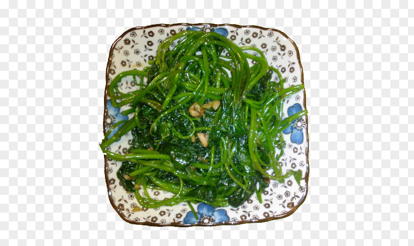 Stir Fried Sweet Potato Leaves Namul Leaf Frying PNG