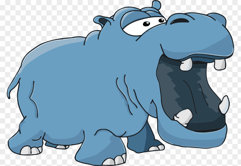 Tshirt Hippopotamus Clip Art Cartoon Vector Graphics Image PNG