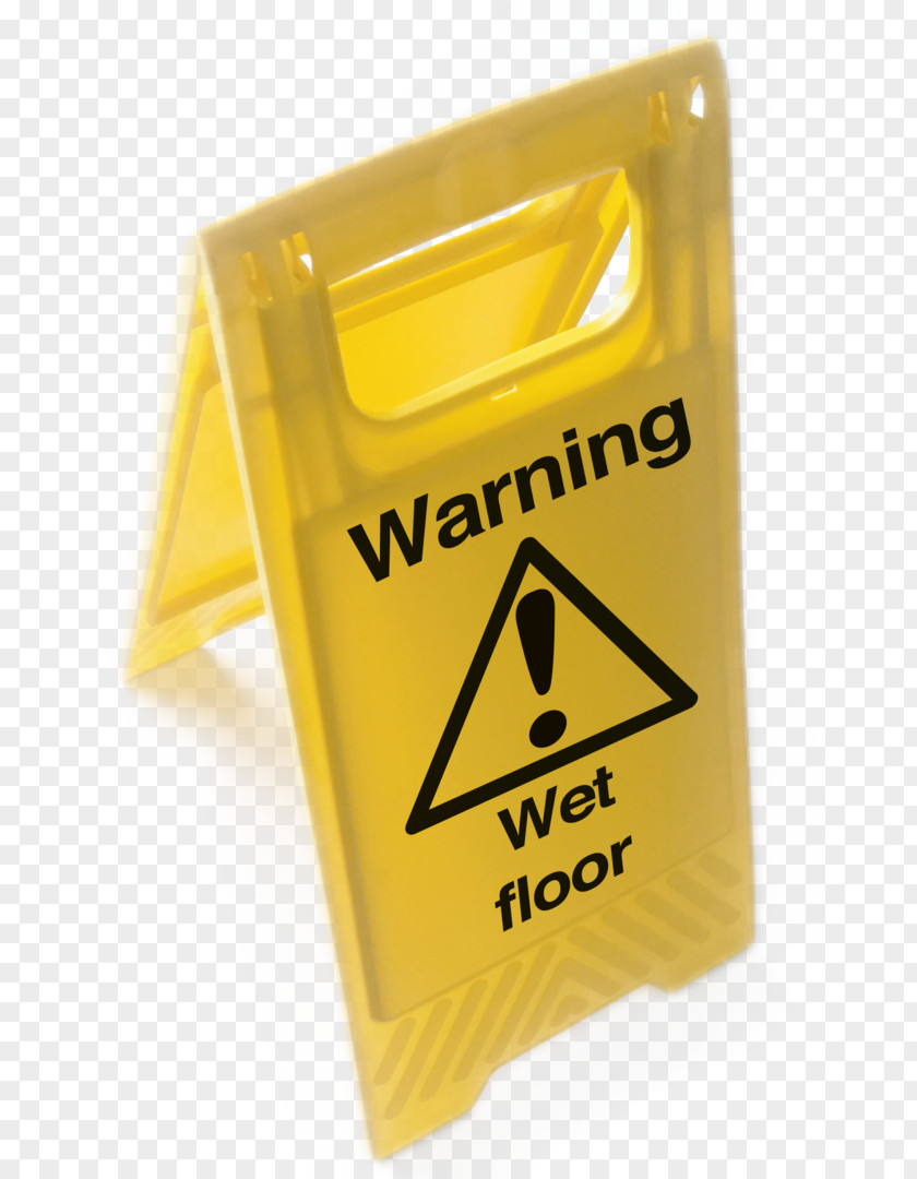 Wet-floor Yellow Hazard Warning Sign Brand PNG