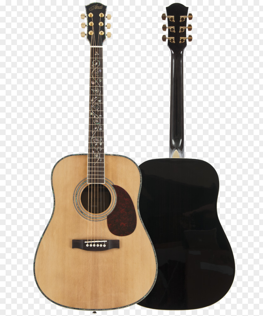 Acoustic Guitar Acoustic-electric Dreadnought Cutaway Steel-string PNG